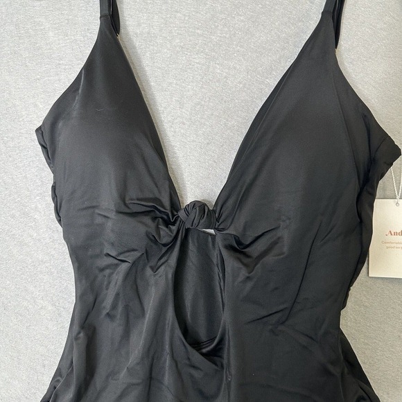 Andie Swimwear The Santorini One Piece Swimsuit Women Sz L Demi Moore Favorite - Picture 4 of 11